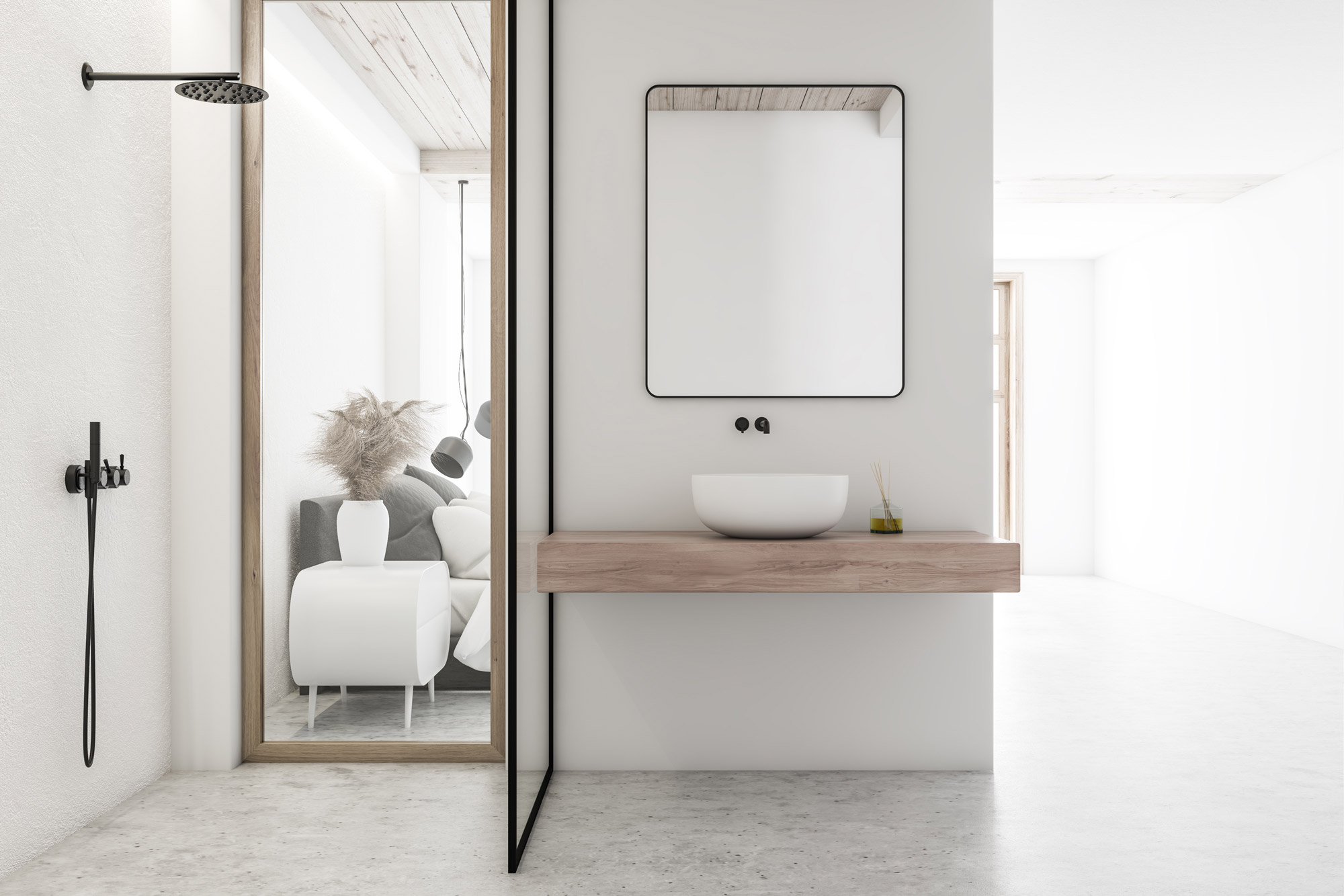 Spacious Bathroom